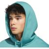 imageadidas Mens Big Logo Graphic HoodiePowder TealGrey