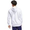 imageadidas Mens Big Logo Graphic HoodieWhiteBlue