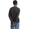 imageadidas Mens Essentials 3Stripes Fleece SweatshirtBlackCore Black 1
