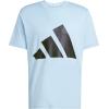 imageadidas Mens Essentials Big Logo TShirtBlueBlack