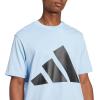 imageadidas Mens Essentials Big Logo TShirtBlueBlack