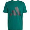 imageadidas Mens Essentials Big Logo TShirtCollegiate GreenBlack