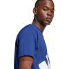 imageadidas Mens Essentials Big Logo TShirtDark BlueWhite