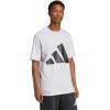 imageadidas Mens Essentials Big Logo TShirtLight Grey HeatherBlack