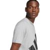 imageadidas Mens Essentials Big Logo TShirtMedium Grey HeatherBlack