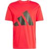 imageadidas Mens Essentials Big Logo TShirtPure RubyBlack
