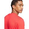imageadidas Mens Essentials Big Logo TShirtPure RubyBlack