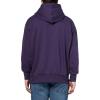 imageadidas Mens Essentials Feel Cozy Fleece HoodieAurora PlumBlack