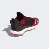 imageadidas Mens Icon V Bounce Cleats Baseball ShoeCore BlackSilver MetPower Red