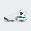 imageadidas Mens Icon V Bounce Cleats Baseball ShoeDark GreenDark GreenFtwr White