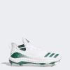 imageadidas Mens Icon V Bounce Cleats Baseball ShoeDark GreenDark GreenFtwr White