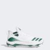 imageadidas Mens Icon V Bounce Cleats Baseball ShoeDark GreenDark GreenFtwr White