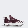 imageadidas Mens Icon V Bounce Cleats Baseball ShoeFtwr WhiteMaroonMaroon