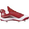 imageadidas Mens Icon V Bounce Cleats Baseball ShoePower RedPower RedFtwr White