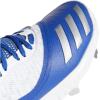 imageadidas Mens Icon V Bounce Cleats Baseball ShoeRoyal CollegiatSilver MetallicWhite