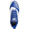 imageadidas Mens Icon V Bounce Cleats Baseball ShoeRoyal CollegiatSilver MetallicWhite