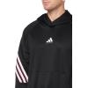 imageadidas Mens Select Foundation Fleece Basketball HoodieBlackWhite