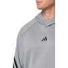 imageadidas Mens Select Foundation Fleece Basketball HoodieGreyBlack