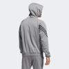 imageadidas Mens Select Foundation Fleece Basketball HoodieGreyBlack