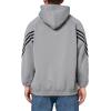 imageadidas Mens Select Foundation Fleece Basketball HoodieGreyBlack