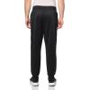 imageadidas Mens Select Foundation Fleece Basketball PantsBlackWhite