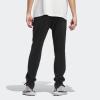 imageadidas Mens Select Foundation Fleece Basketball PantsBlackWhite