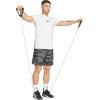 imageadidas Mens Train Essentials All Over Printed ShortsBlackGrey