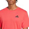 imageadidas Mens Train Essentials Feelready Novelty TShirtPure Ruby
