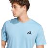 imageadidas Mens Train Essentials Feelready Novelty TShirtSemi Blue BurstBlack