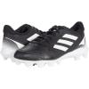 imageadidas UnisexChild Purehustle 2 Md Baseball ShoeBlackWhiteWhite