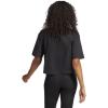 imageadidas Womens Essentials Big Logo Boyfriend TShirtBlackWhite