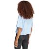 imageadidas Womens Essentials Big Logo Boyfriend TShirtBlueWhite