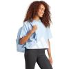 imageadidas Womens Essentials Big Logo Boyfriend TShirtBlueWhite