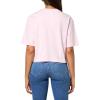 imageadidas Womens Essentials Big Logo Boyfriend TShirtClear PinkWhite
