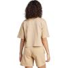 imageadidas Womens Essentials Big Logo Boyfriend TShirtWarm SandstoneBrown Desert