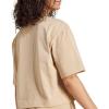 imageadidas Womens Essentials Big Logo Boyfriend TShirtWarm SandstoneBrown Desert