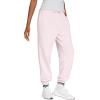 imageadidas Womens Essentials Linear French Terry Cuffed PantsClear PinkWhite