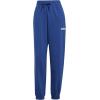 imageadidas Womens Essentials Linear French Terry Cuffed PantsDark BlueWhite
