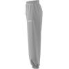 imageadidas Womens Essentials Linear French Terry Cuffed PantsLight Grey HeatherWhite