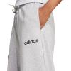 imageadidas Womens Essentials Linear French Terry Cuffed PantsMedium Grey HeatherBlack