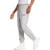 imageadidas Womens Essentials Linear French Terry Cuffed PantsMedium Grey HeatherBlack