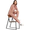 imageadidas Womens Essentials Linear French Terry Cuffed PantsWarm ClayWhite