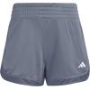 imageadidas Womens Pacer Essentials Knit HighRise Shorts OnixWhite Medium 3quot