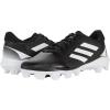 imageadidas Womens Purehustle 2 MdBaseball ShoeBlackWhiteWhite