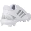 imageadidas Womens Purehustle 2 MdBaseball ShoeWhiteSilver MetallicSilver Metallic