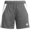 imageadidas Womens Standard Tiro 24 ShortsTeam Mid GreyWhite