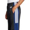 imageadidas Womens Tricot 3Stripes Fashion Track PantsBlackDark Blue