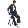 imageadidas Womens Tricot 3Stripes Fashion Track PantsBlackDark Blue