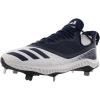 imageadidas Mens Icon V Bounce Cleats Baseball ShoeFootwear WhiteCollegiate NavyCollegiate Navy