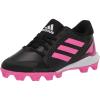 imageadidas UnisexChild Purehustle 2 Md Baseball ShoeBlackScreaming PinkWhite
